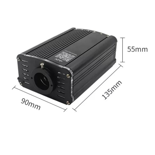 Dc12V 18W Car Roof Starry Sky Light Rgbw Breathing Flashing Fiber Optic Machine Wireless Remote Control and Mobile App