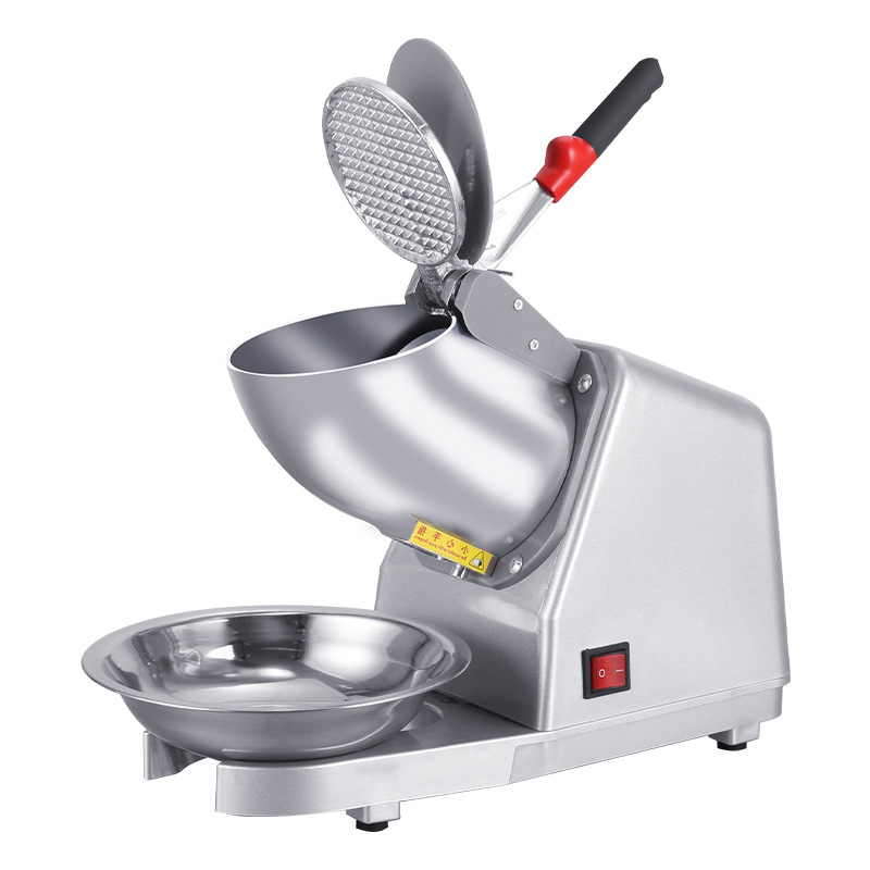 New cross-border double knife ice crusher ice breaker commercial ice machine Snowflake home ice machine milk tea shop wholesale