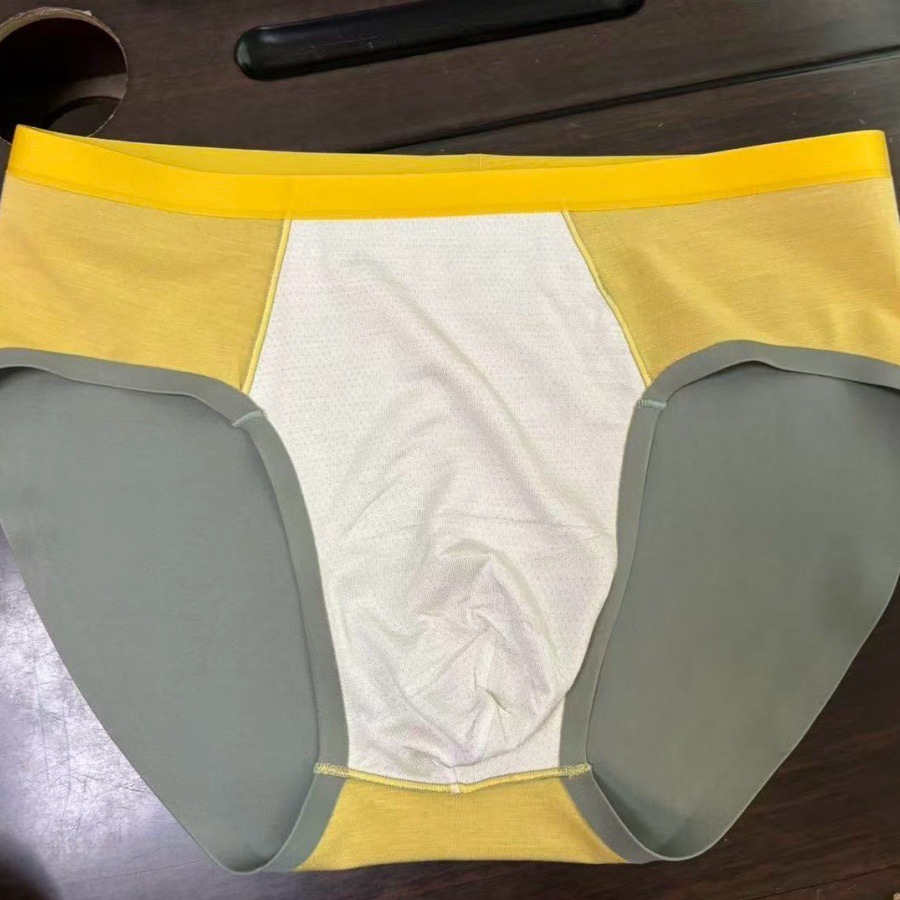 Source Factory Seamless Men's Underwear Briefs Modal 100 Count Double-Sided Two-Color Sports Pants