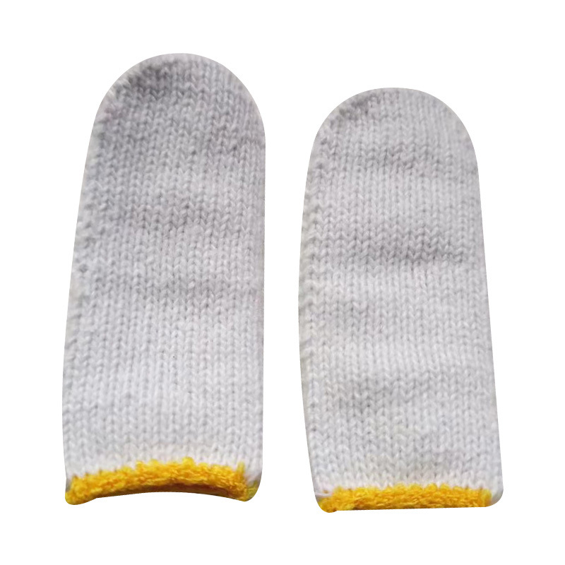 Finger Cots Cotton Yarn Strong Handmade Labor Protection Non-slip Wear-resistant Cloth Finger Cots Protective Cotton Thread Thickeneded Durable Thread Finger Cots