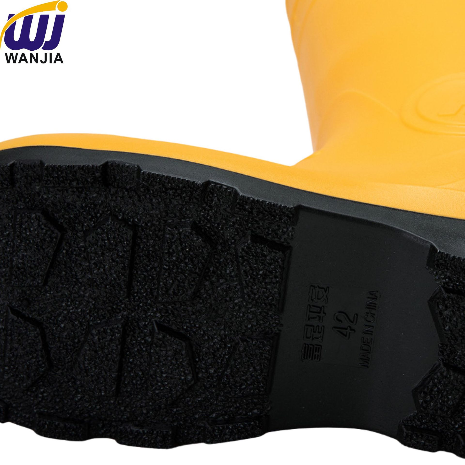 Anti-Smash Rain Boots High-Top Steel-Soled Tunnel Construction Labor Protection Boots High-Top Steel-Toe Labor Protection Rain Boots Protective Boots