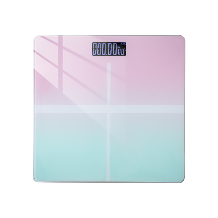 Factory Direct Sales Square Simple Household High-Precision Durable Accurate Weighing Smart Charging Electronic Body Scale