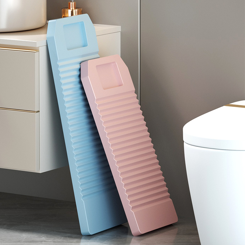 Old-fashioned Washing Board Household PP Washing Board Plastic Kneeling with Slot Punishment Large and Small Dormitory Washing Board