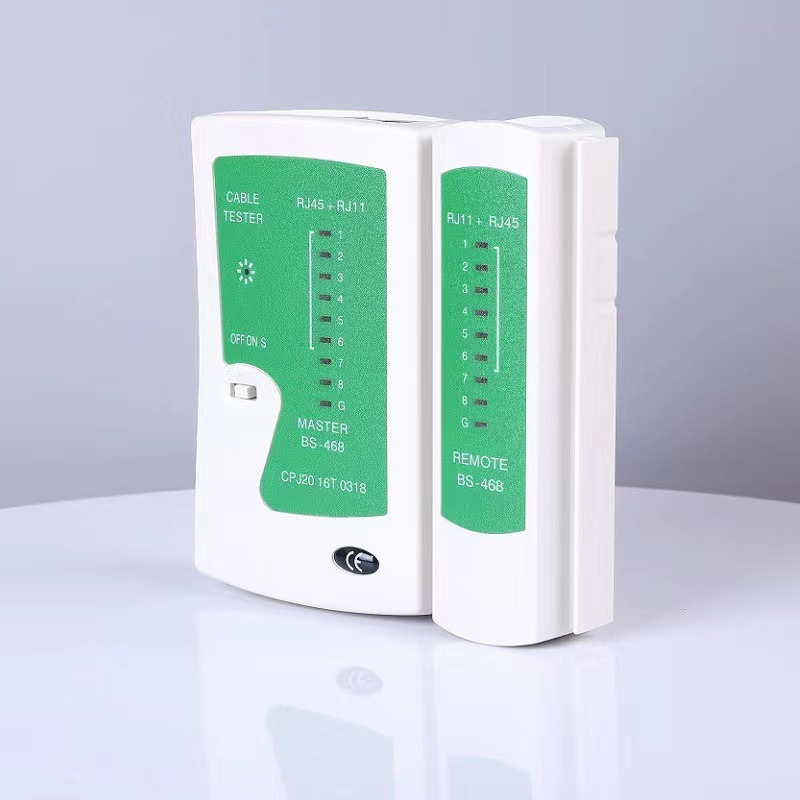 White Network Cable tester network cable telephone line Cable tester RJ45 RJ11 Network Cable tester