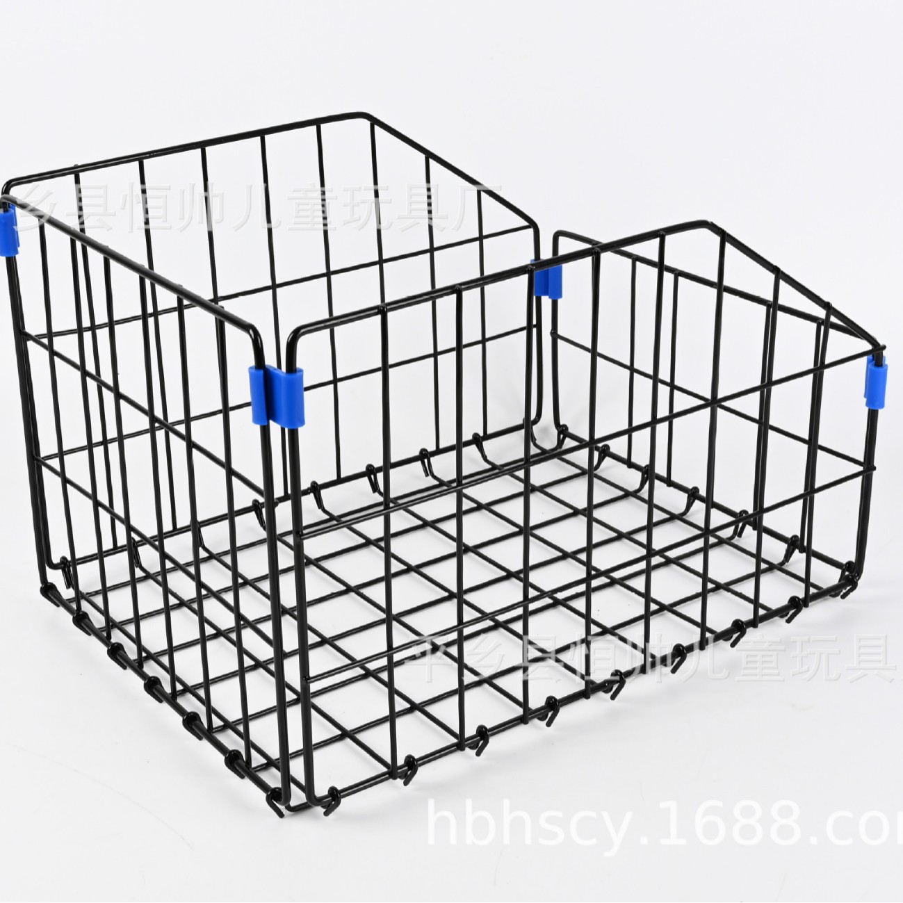 Bicycle rear basket, rear folding basket, mountain bike rear shelf basket, large capacity foldable basket