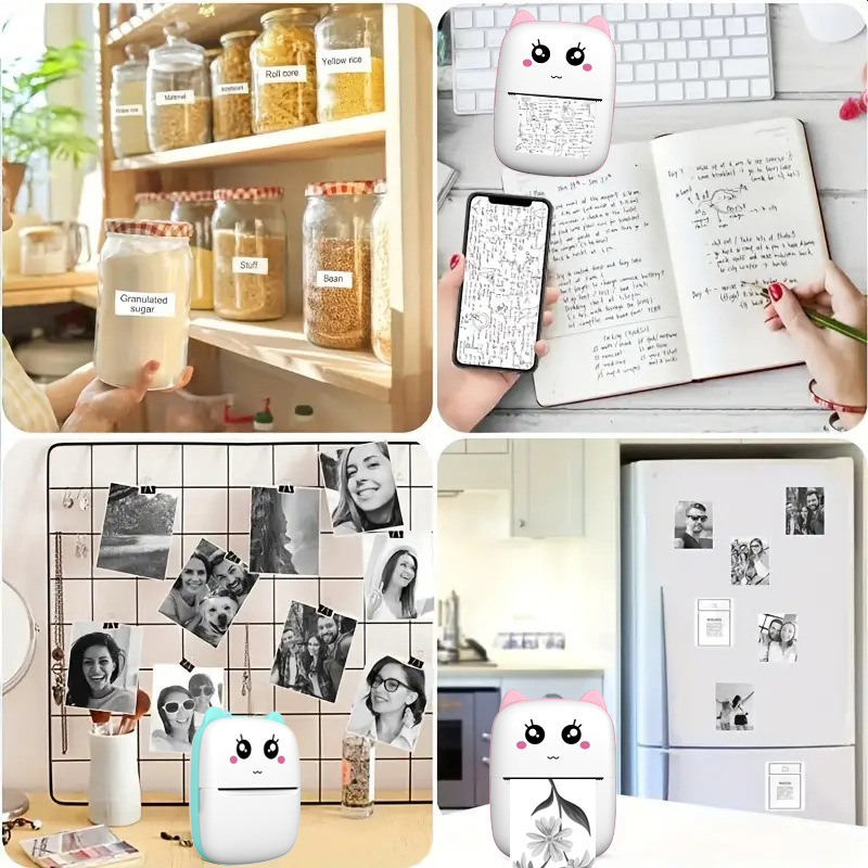 Cross-Border Mini Label Thermal Printer Mobile Phone Photo Small Portable Pocket Student Special Wrong Question Printer