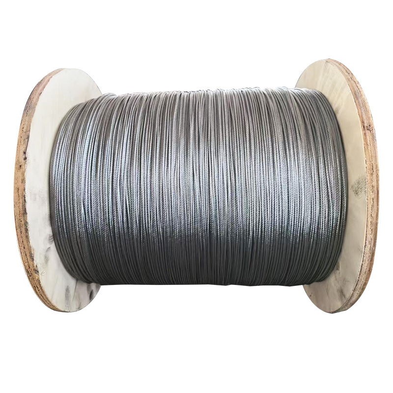 Electro-Galvanized Steel Wire Rope, Multi-Strand Wire Rope, Lifting Rope, Soft Binding Pull Cord
