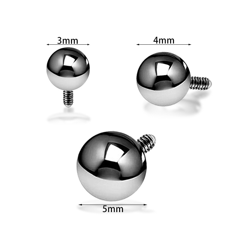 F136 Titanium Alloy External Tooth Ball G23 Titanium External Thread Regular Model with Bead Adaptation Inner Tooth Rod Basic Accessories