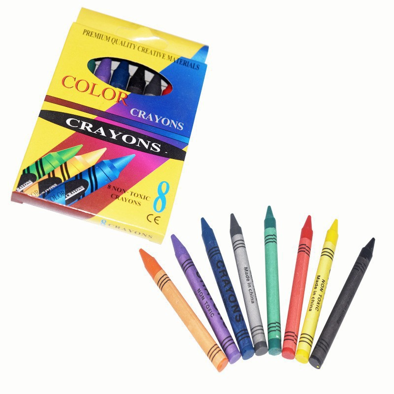 Factory Direct Sales 6-Color Oil Pastels Kindergarten Baby Kidsren's Crayon Set Coloring Pen Primary School Students Children's Day Prizes