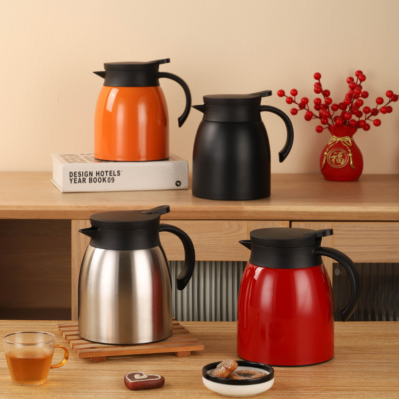 304 stainless steel stewed teapot tea water separation old white tea stuffy bubble pot household large capacity heat preservation pot business gifts