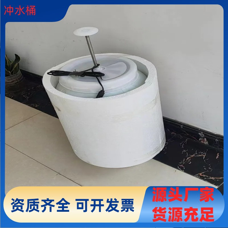 Электрически нагреваемое изолированное ведро для воды емкостью 30-50 литров, пластиковая насосная станция, ножной педальный насос, переносной