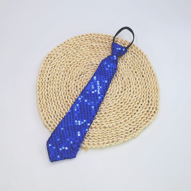 Halloween Universal Korean Style Jazz Sequin Tie Hip-Hop Dance Magic Show Children's Tie Wholesale