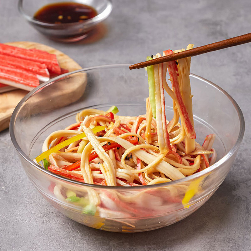 Young man crab stick Korean Army hot pot ingredients Kwantung cooked sushi material crab fillet hot pot crab stick 150g