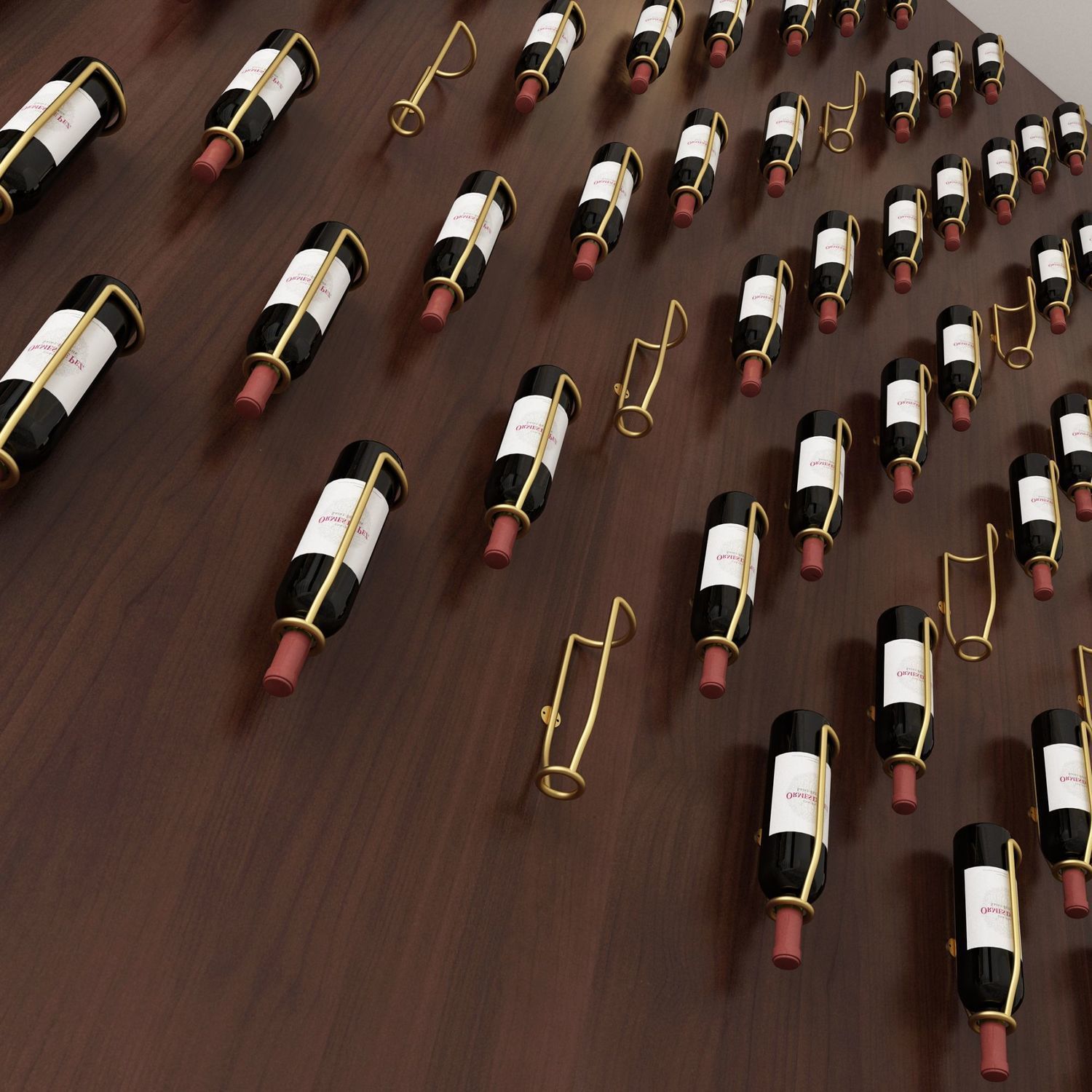 Modern European Style Wall Mounted Wine Cabinet Wine Rack Wall Display Rack Restaurant Wall Mounted Household Wine Rack Beer Rack