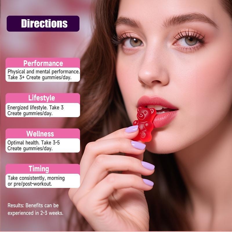 Tk's Popular 60 Capsules of Creatine Monohydrate Gummies Creatine Monohydrate Source Manufacturer