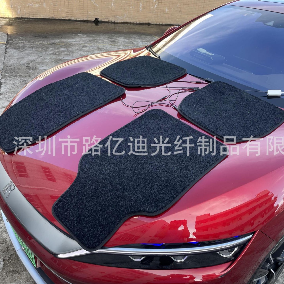 Starlight Fiber Optic Car Rugs Mat Light