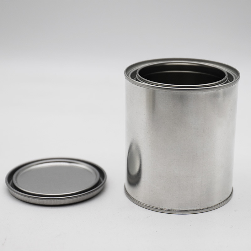 Tinplate Storage Jar Round Plain Iron Tin Metal Packaging Jar 100ml Universal Paint Pvc Glue Sample Jar