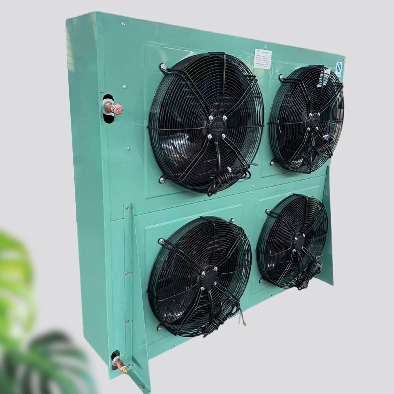 Air-Cooled Condenser H-Type Copper Tube Aluminum Fin Heat Exchanger Refrigeration Unit Cold Storage Refrigeration Equipment Wholesale