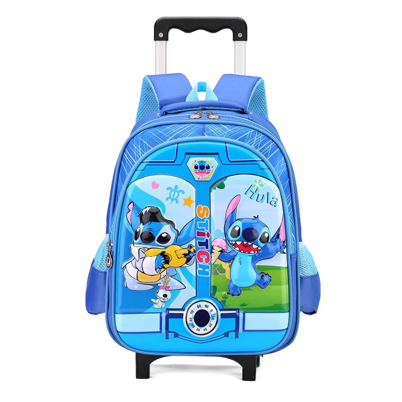 Cross-Border New First Grade Children's Trolley Schoolbag Wholesale Ultra-Light Weight-Reducing Primary School Student Backpack Cartoon Sanrio