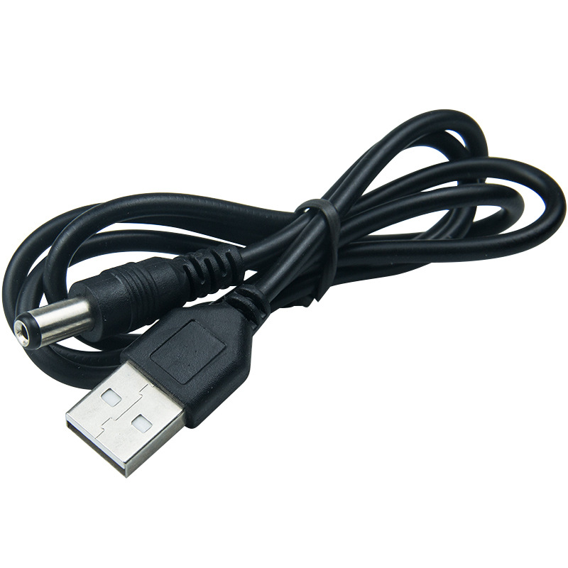 Round hole charging line 5V/9V/12V power supply boost line USB to DC5.5/3.5/2.5mm interface power line
