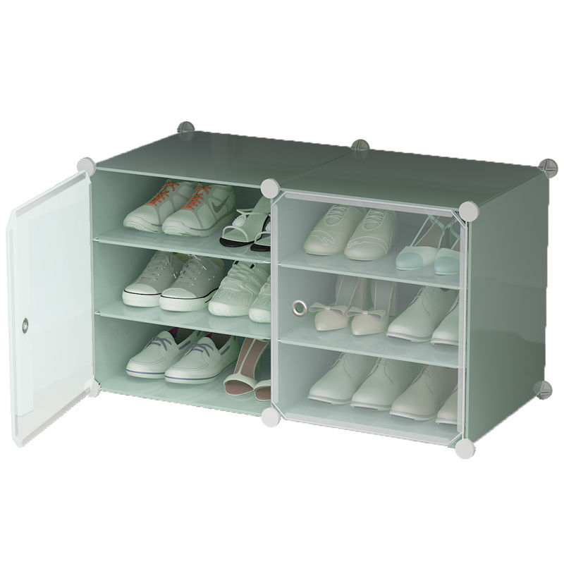 Cross-Border Versatile Dust-Proof Storage Shoe Cabinet, Simple Multi-Layer Assembly Shoe Rack, Large Foyer Plastic Folding Shoe Cabinet