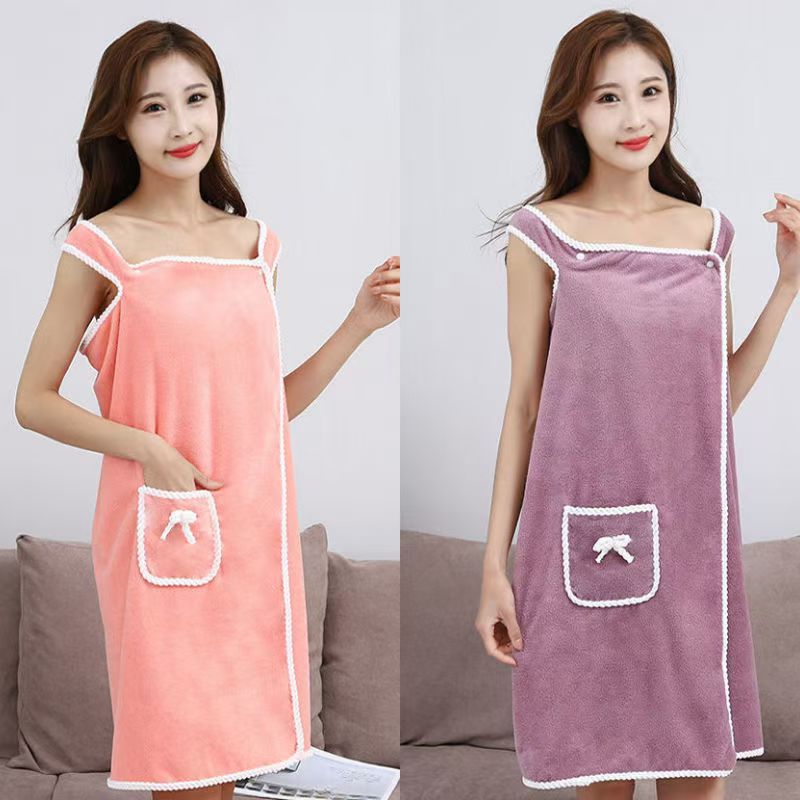 Халат-юбка для женщин, носимый халат-юбка, полотенце-юбка, носимый жилет, большое абсорбирующее мягкое полотенце для взрослых