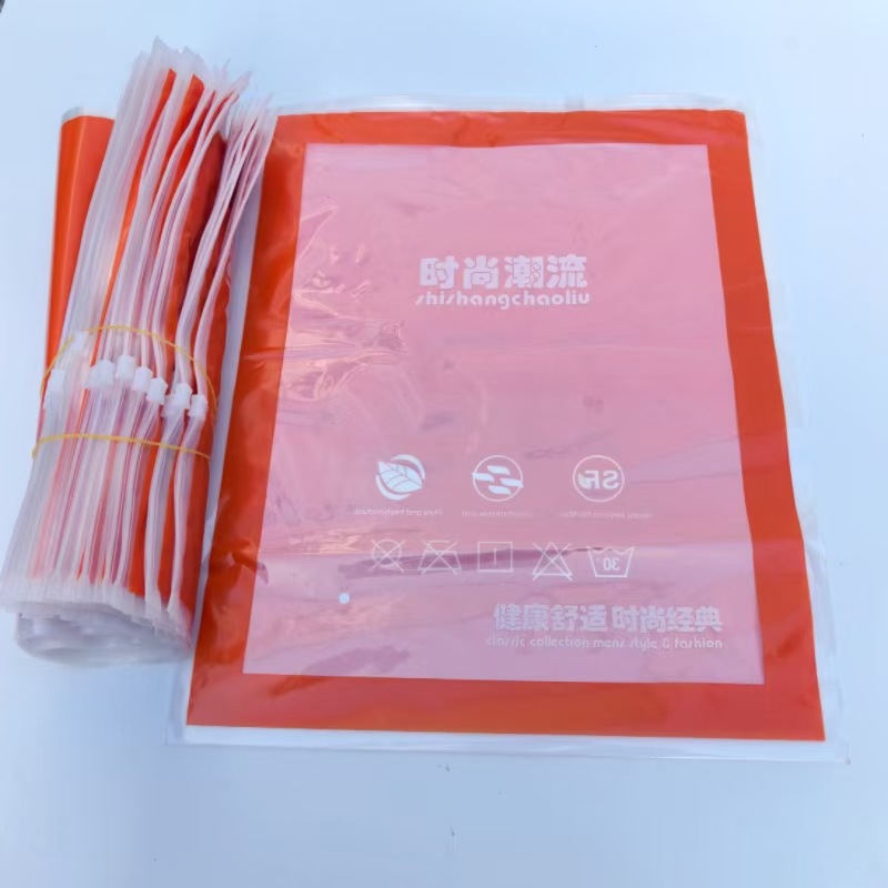 Мешок с застежкой для одежды, индивидуальная печать, прозрачный матовый, для электронной коммерции, общие интимные вещи, носки, обувь и одежда, пластиковый мешок для международной доставки