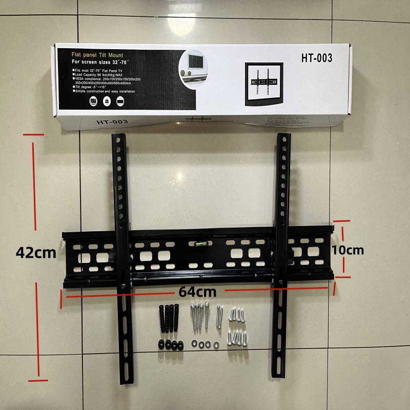 Lcd Tv Mount Wholesale Integrated Adjustable Angle Wall Mount 14-70inch Multi-Size Tv Mounts