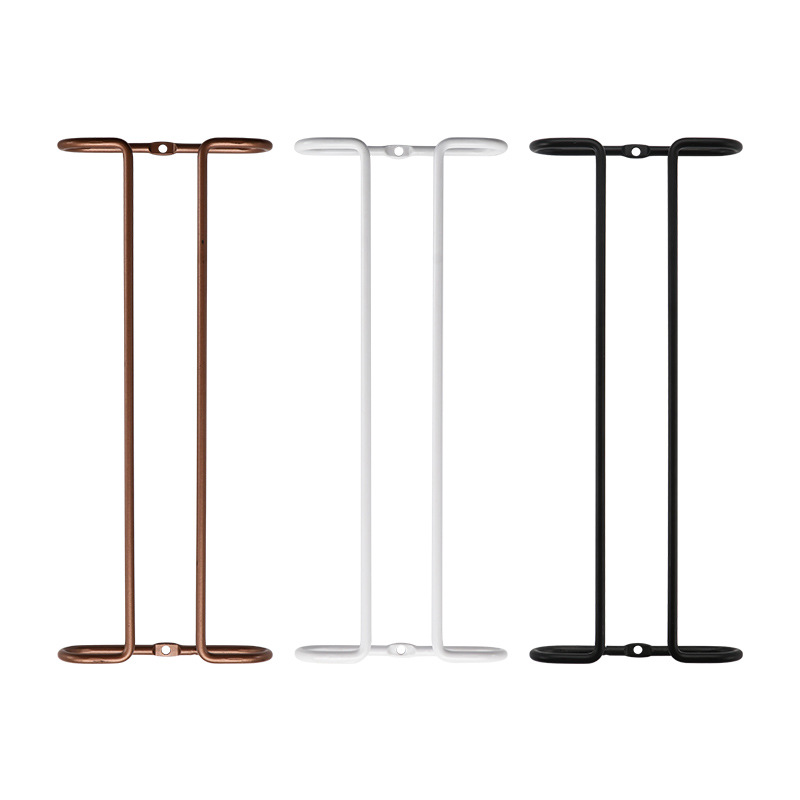 Upside down rack wine cabinet upside down wine glass storage rack hanging glass rack cabinet iron black wine glass rack