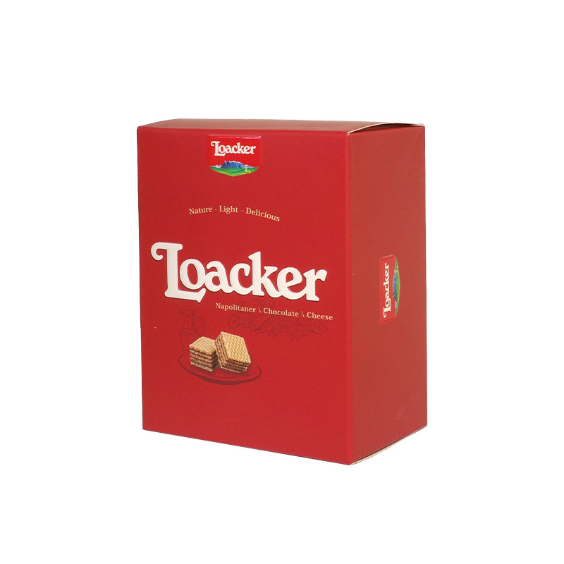 Loacker Italian Laijia Wafer Biscuit Gift Box Empty Box Wedding Candy Souvenir Snacks with Gifts