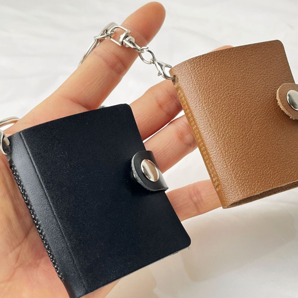 Прямые поставки, портативный простой мини фотоальбом для путешествий, подходит для хранения фото из ПУ, памятные фото, маленький