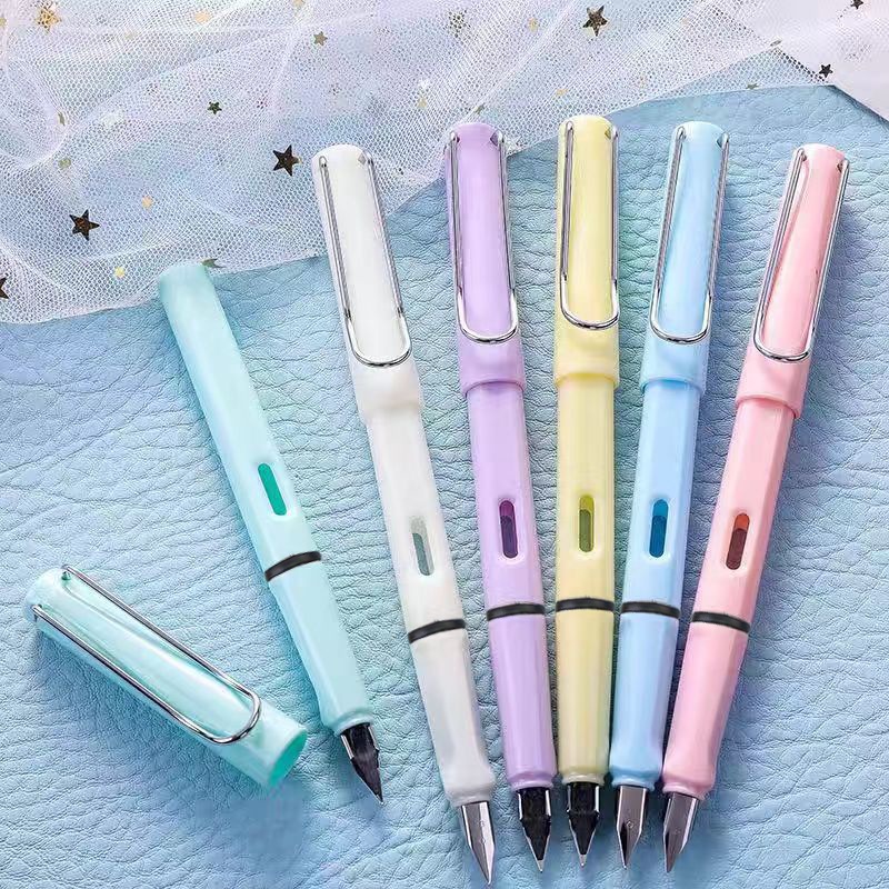 Оптовая продажа ручек для студентов, цветные ручки с позитивной позой, каллиграфические ручки, рекламные подарки, офисный набор ручек с логотипом
