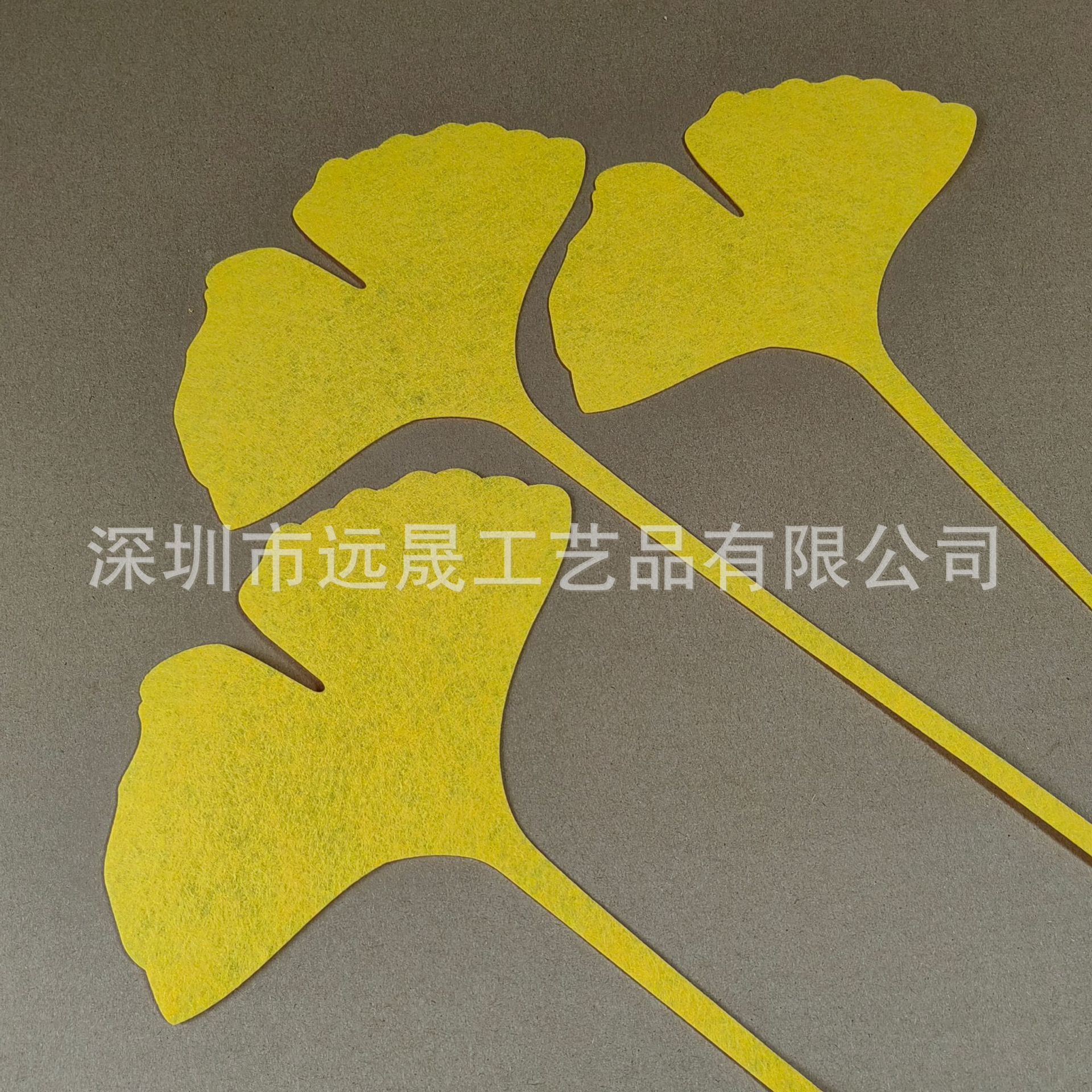 Creative Maple Leaf Ginkgo Leaf Non-Woven Laser Cutting Fabric Leather Punching Processing Clothing Fabric Cutting and Cutting