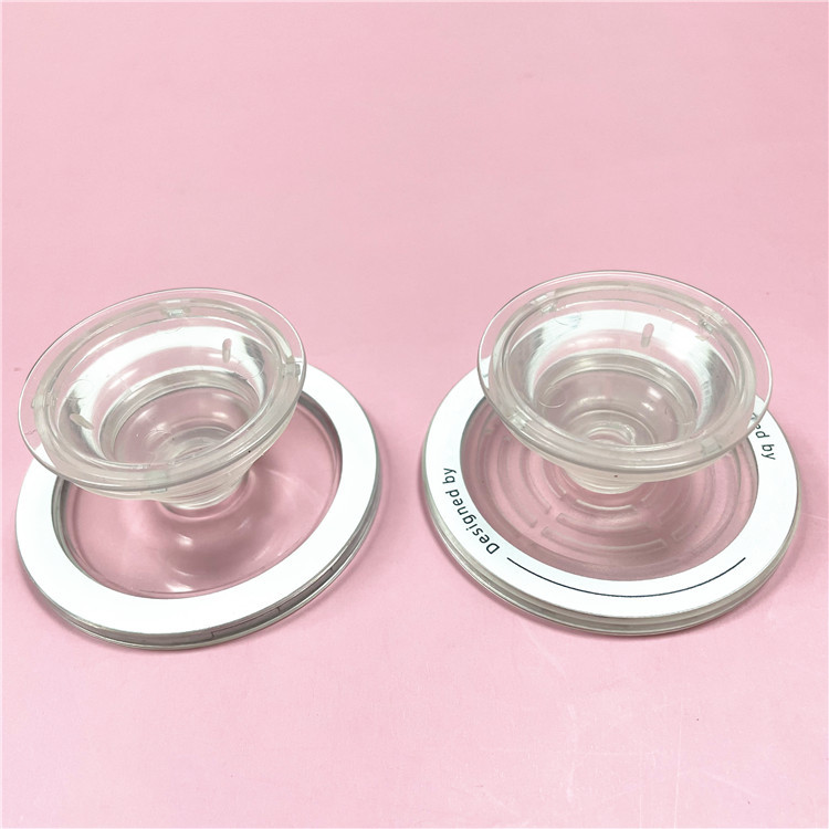 The new ultra-transparent magnetic bracket magnetic shell magnetic piece is suitable for Apple 12 above magnetic bracket