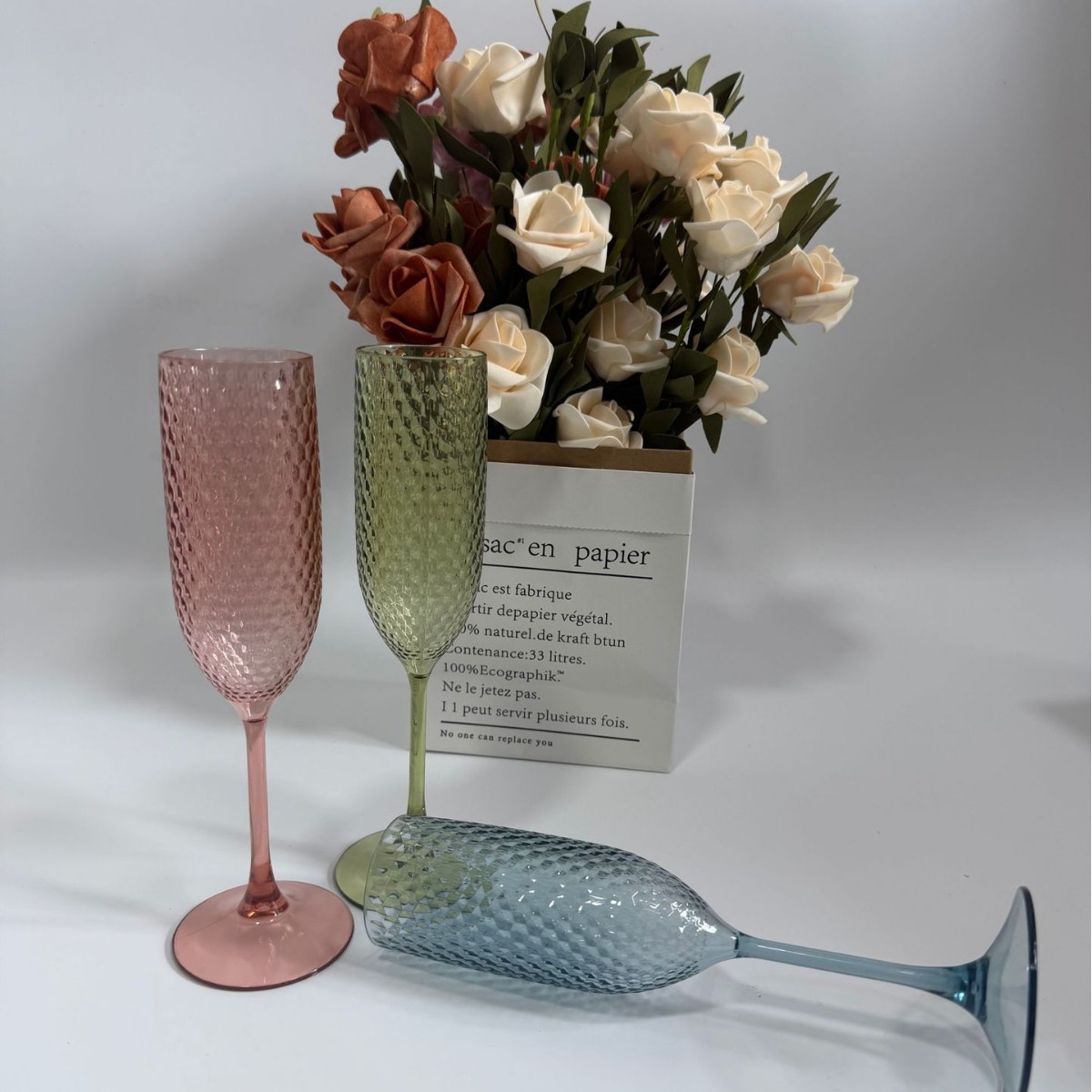 Ps Plastic Polka Dot Pattern Tall Red Wine Glass Cocktail Glass Champagne Glass Plastic Wine Glass Party Catering Water Cup Cup