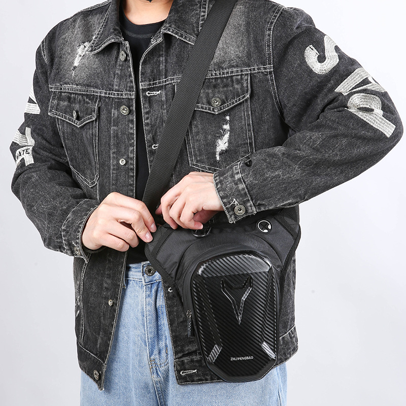 New Tactical Hard Shell Leg Bag, Cycling Bag, Motorcycle Crossbody Bag, Men's Waist Bag, Crossbody Bag, Cycling Backpack, Waterproof Portable Bag