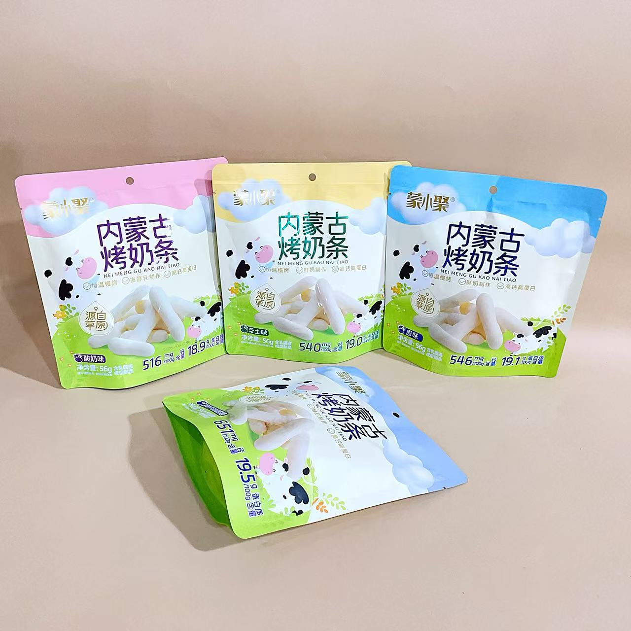 Запеченные молочные батончики Meng Xiaoju, оригинальный и сырный вкус, популярные детские снеки с высоким содержанием кальция