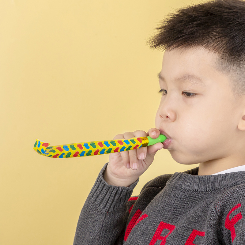 Children's toys birthday dragon whistle funny creative blow roll toys wholesale small gifts performance props