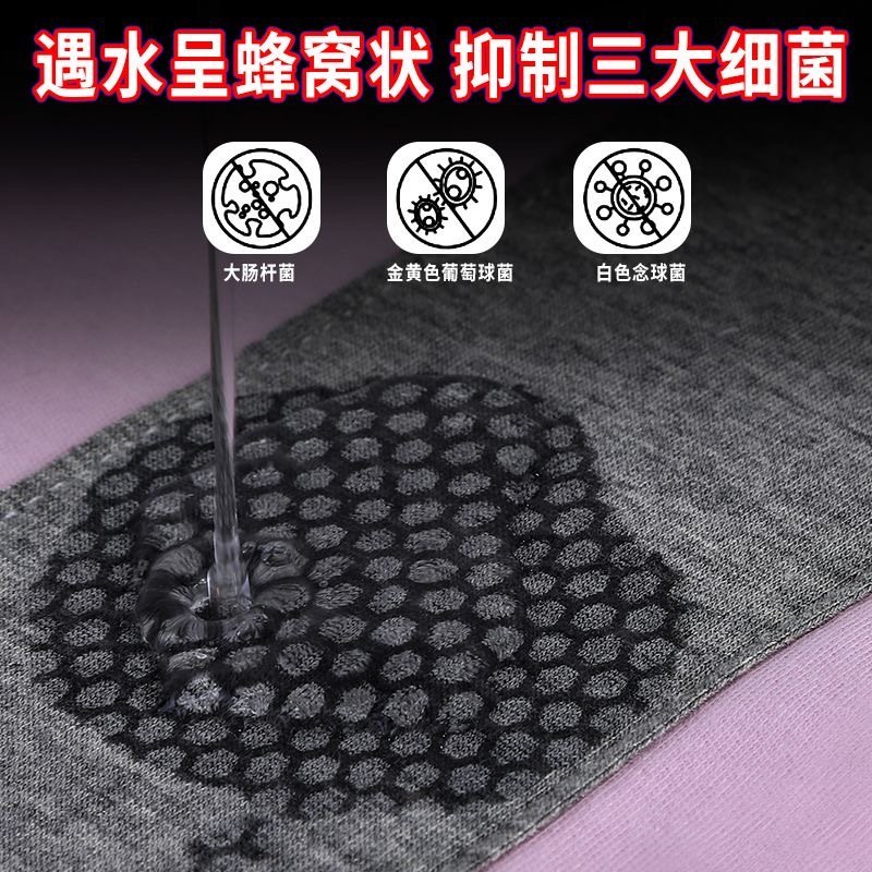 Graphene Cotton Anti-Leakage Pads, Pure Cotton Washable Sanitary Pads, Special Underwear Pads for Preventing Urine Leakage, Reusable