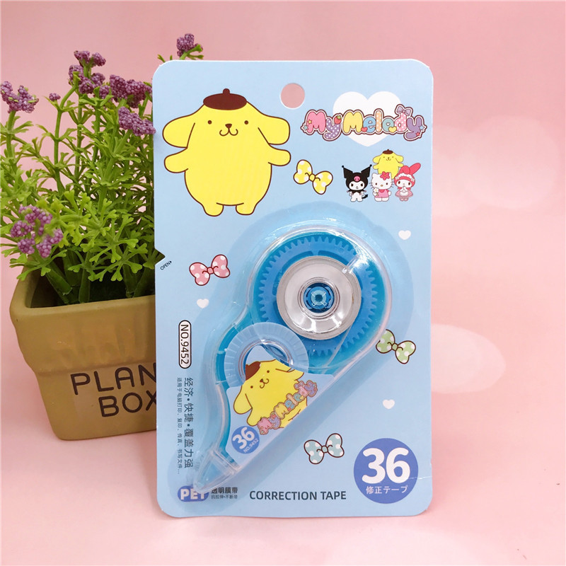 New Sanrio correction tape primary and secondary school student stationery cute mini melody correction tape large capacity correction tape
