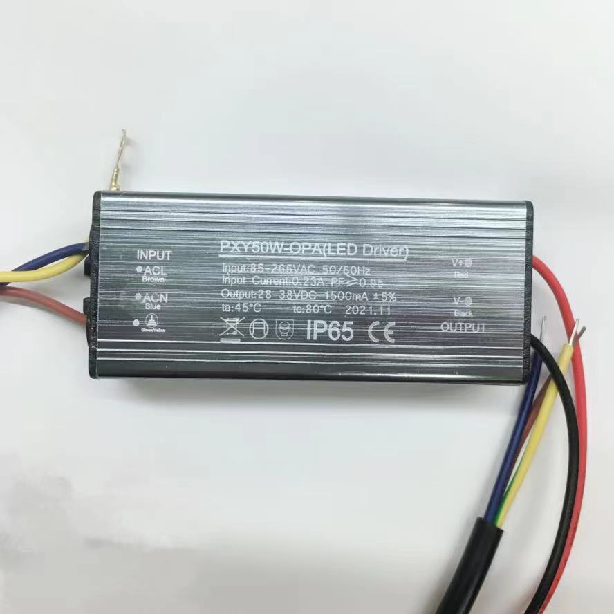 Производитель оптовая продажа водонепроницаемого LED драйвера источника питания для прожекторов 50W постоянного тока водонепроницаемый драйвер умный