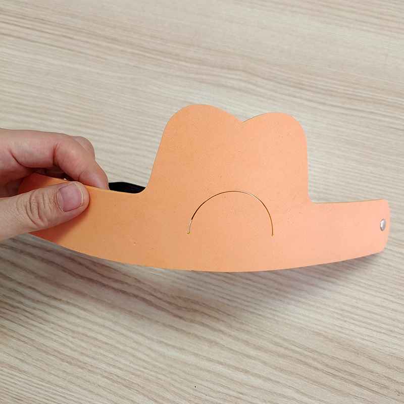 Learning teaching aids English words pinyin card headband guess who I am can insert cards DIY classroom learning props