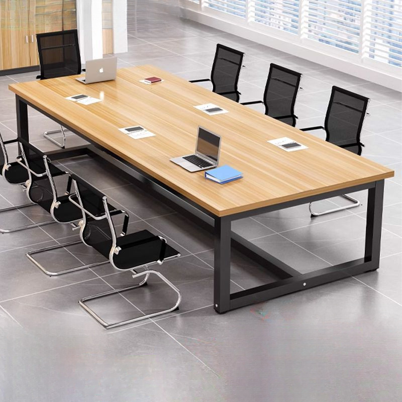 Conference Table Long Table Simple Modern Office Desk and Chair Combination Small Conference Room Negotiation Table Long Table Workbench