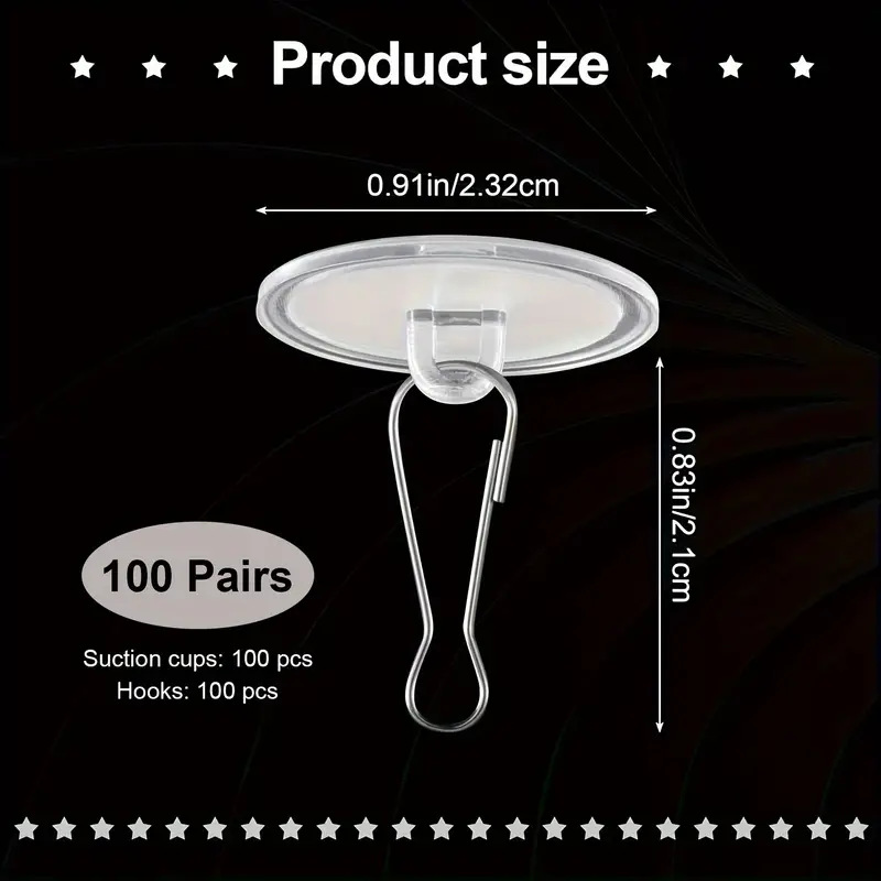 2.2 см 100-шт потолочные крючки прозрачные бесследные присоски клейкие без сверления круглые сильные