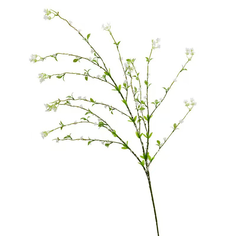 Snow Willow Branch Artificial Flower Fake Bouquet Living Room Tv Cabinet Accessible Luxury Classy Dining Table Decoration Flower Arrangement Flower Arrangement