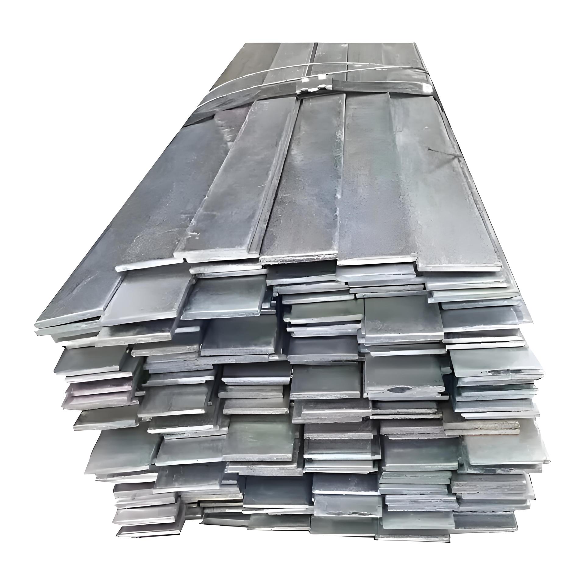 Q235B Cold-Drawn Flat Steel, Hot-Rolled Cold-Drawn Flat Iron, Iron Strips, Steel Strips, Flat Iron Sheets, Flat Steel Steel Wholesale Production