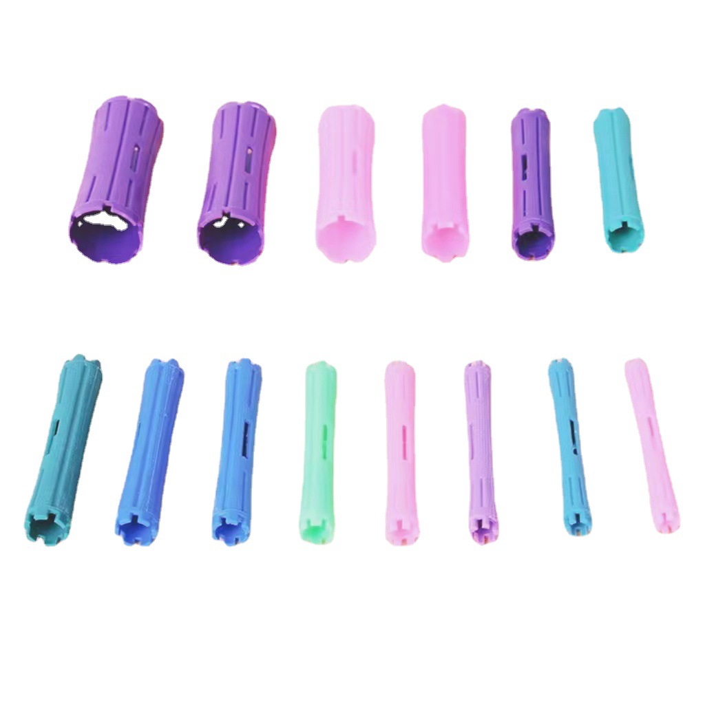 Large Pear Flower Cold Hot Bar Hairdressing Bar Standard Bar South Korean Bar Plastic Curled-up Bar