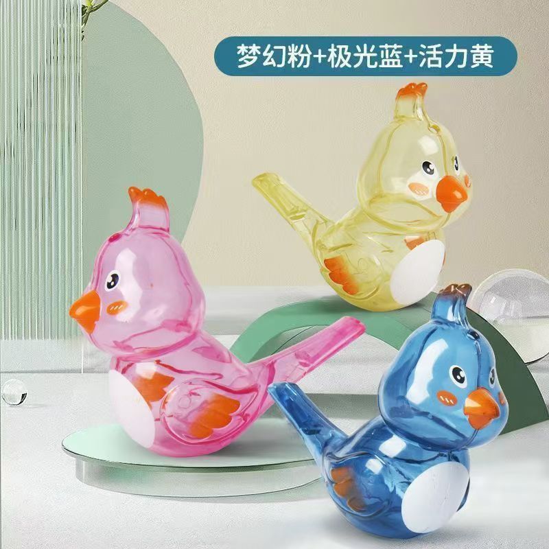 Water Bird Whistle Kidsren's Toy Oral Muscle Pronunciation Training Can Be Filled with Water and Learn to Call Birds Infant Bird Whistle