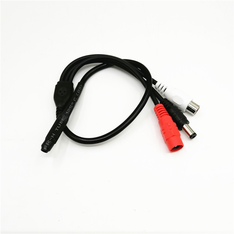 Audio monitoring monitor pickup microphone mic sound collector sound recognizer dc Male Female Head rca
