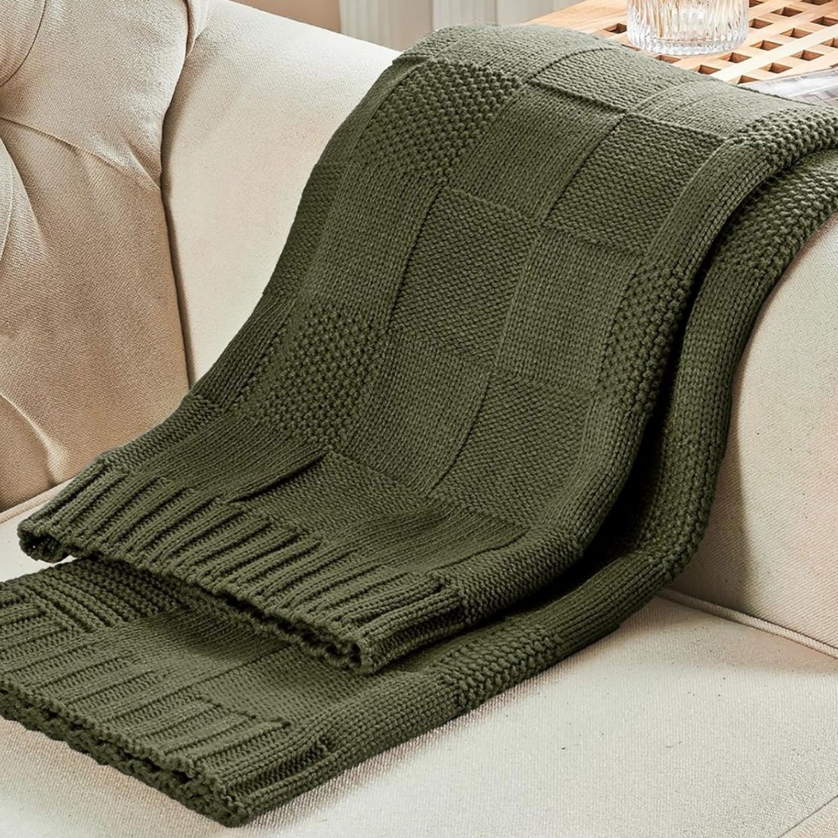 Amazon Knitted Blanket Air-conditioning Blanket Nap Sofa Cover Blanket Camping Blanket Washable Blanket Baby Blanket Cross Border
